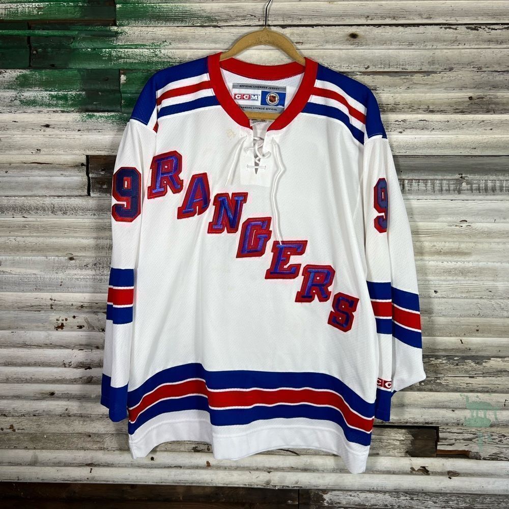 Vintage CCM New York Rangers Bure #9 NHL Jersey 90’s
